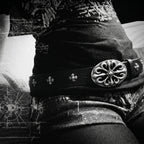 Cinto Y2K Punk Rock com Tachas