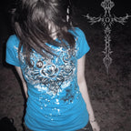 T-Shirt Baby Look Y2K Estética Harajuku