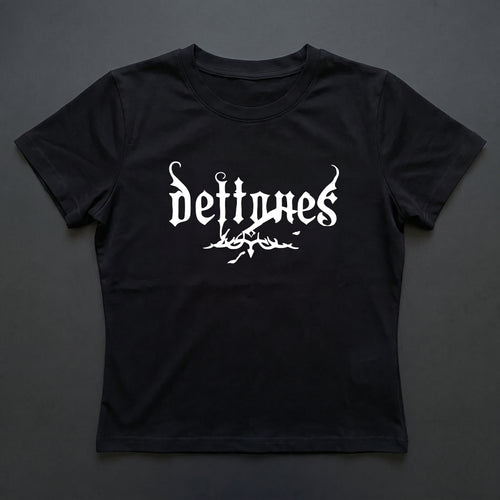 Baby Tee Estampa Banda Deftones