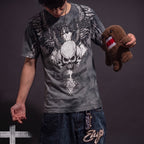 Camiseta Oversized Estampa Affliction Pro