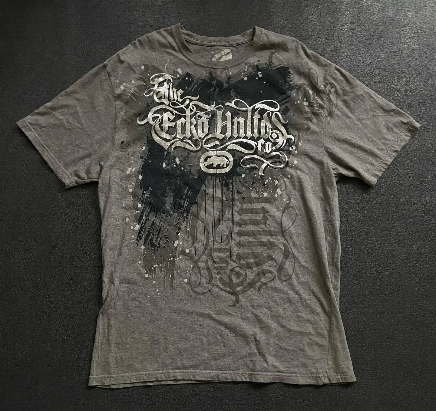 Camiseta Y2k Vintage Estampa Esqueleto Dual-Sleeve