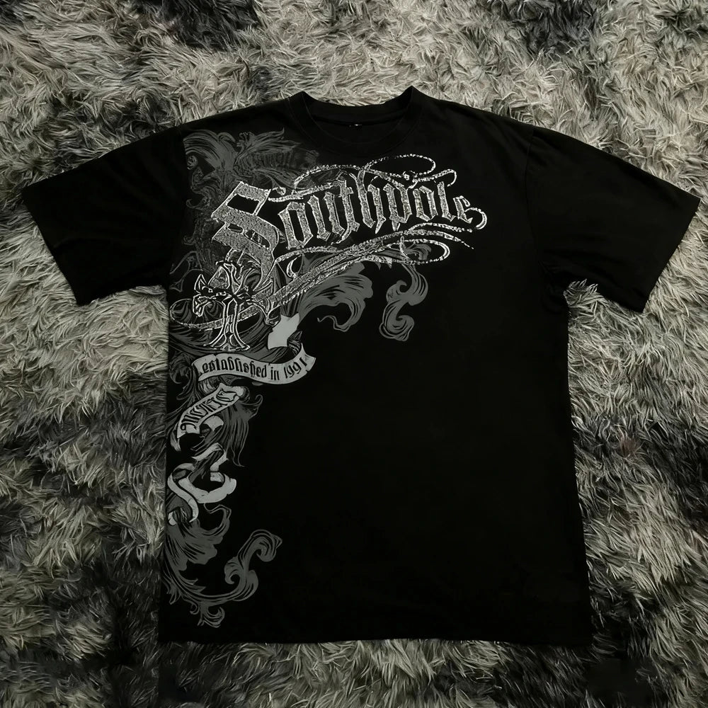 T-Shirt Streetwear Dark Oversized