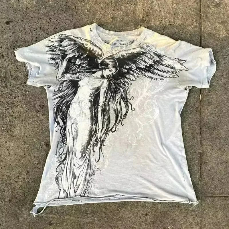 T-Shirt Streetwear Dark Oversized