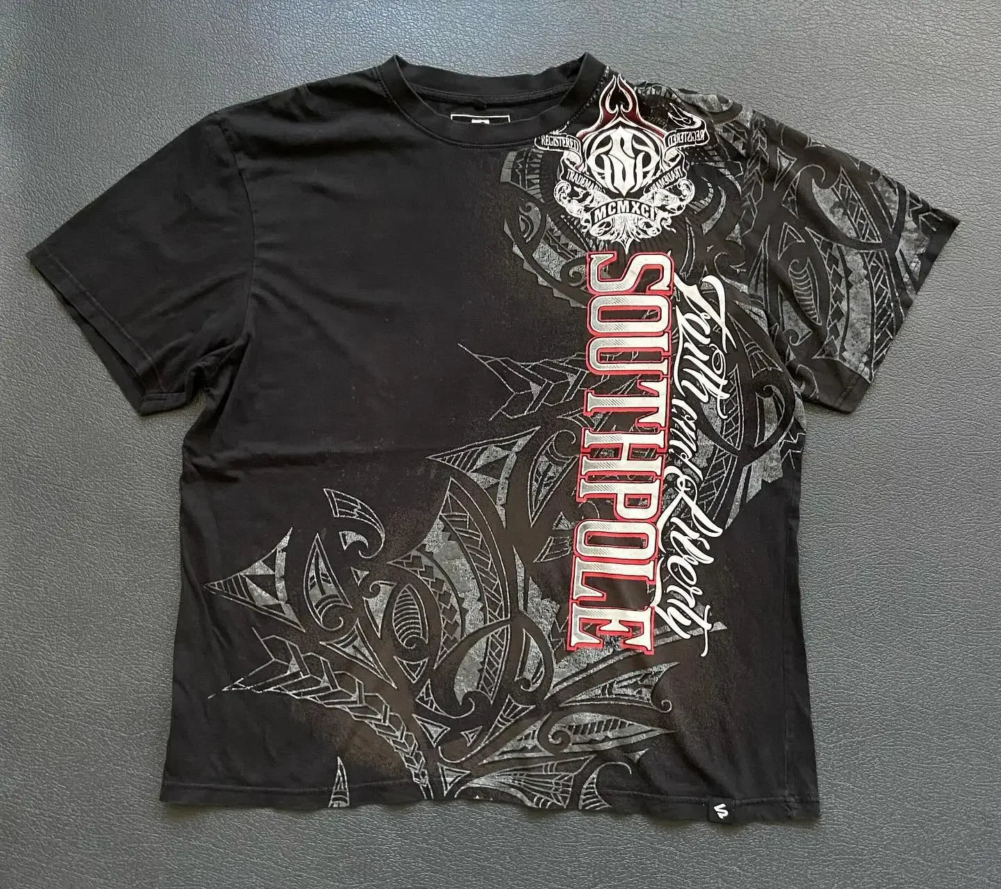 Camiseta Y2k Vintage Estampa Esqueleto Dual-Sleeve
