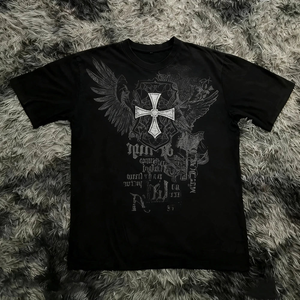 T-Shirt Streetwear Dark Oversized