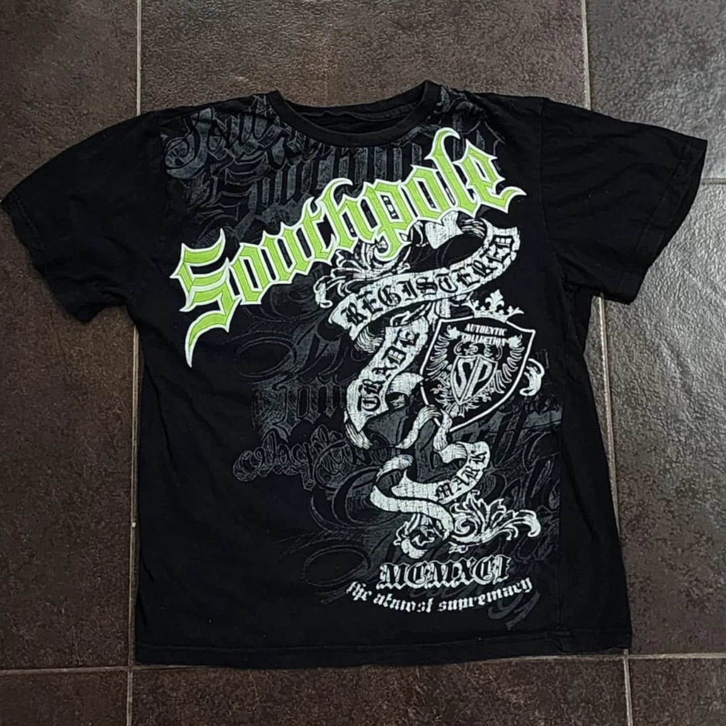 Camiseta Y2k Vintage Estampa Esqueleto Dual-Sleeve