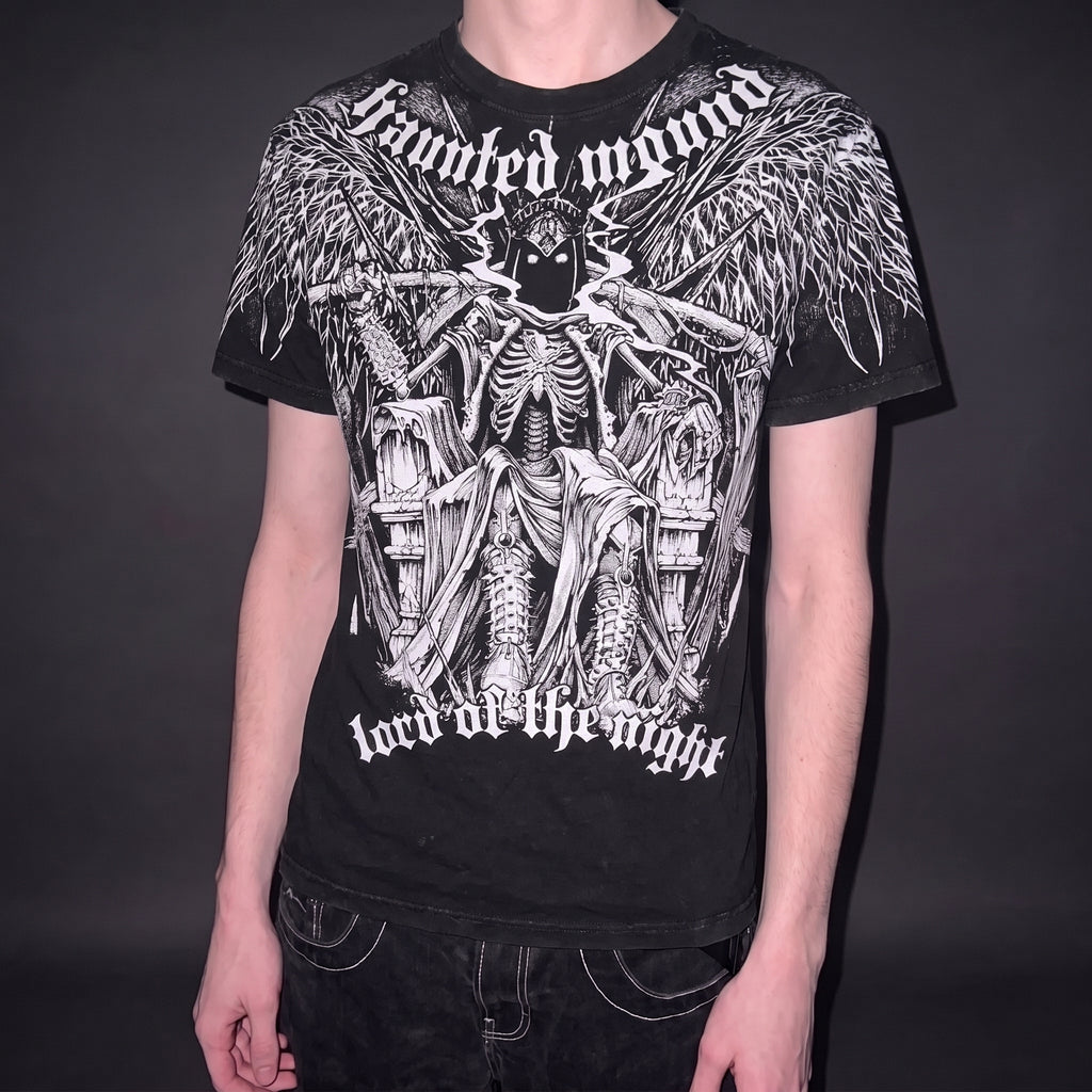 Camiseta Oversized Goth Bloody Angel