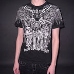 Camiseta Oversized Goth Bloody Angel