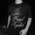 Camiseta Oversized Letreiro Gótico Y2K