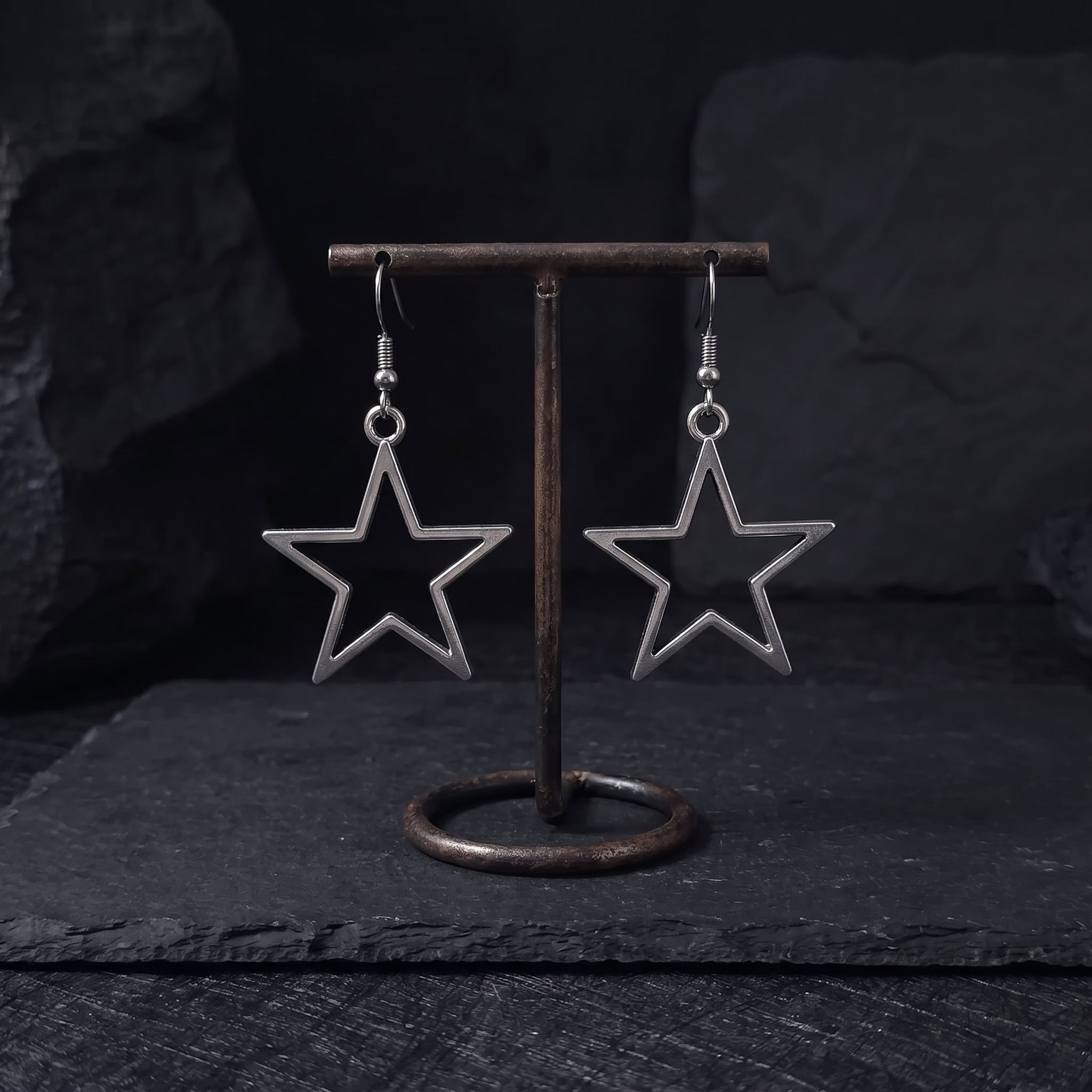 Brincos Vintage Star Drop