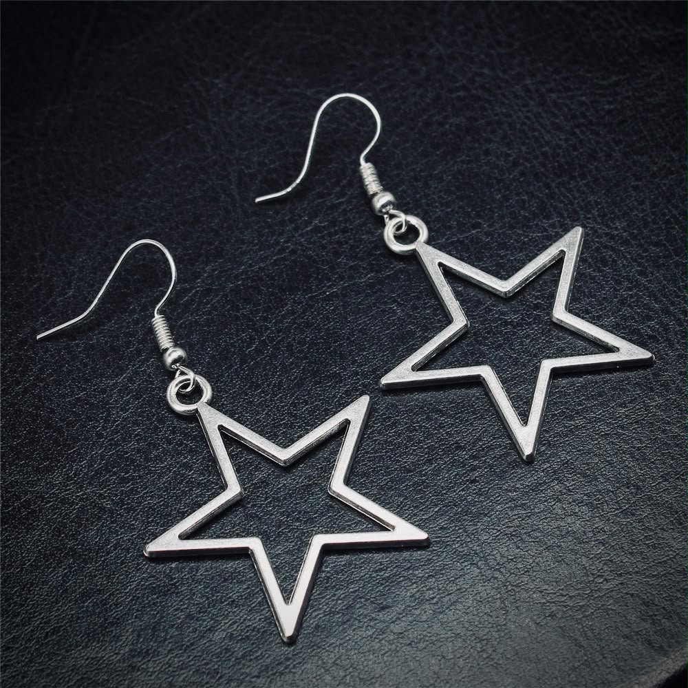 Brincos Vintage Star Drop