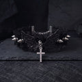 Choker Gótico de Renda Lolita "Dark Heart"