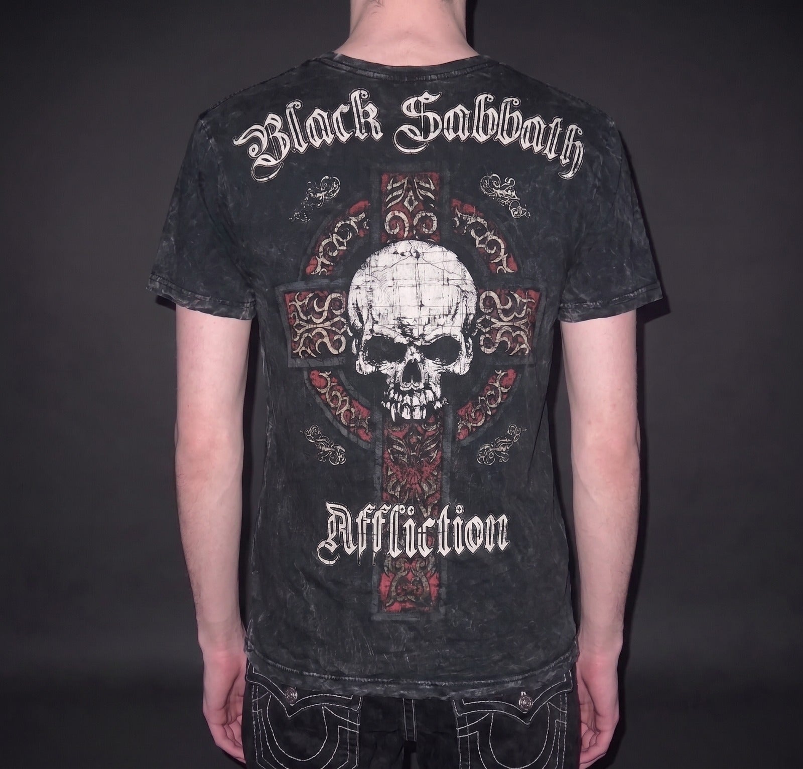 Camiseta Oversized Estampa Affliction Pro