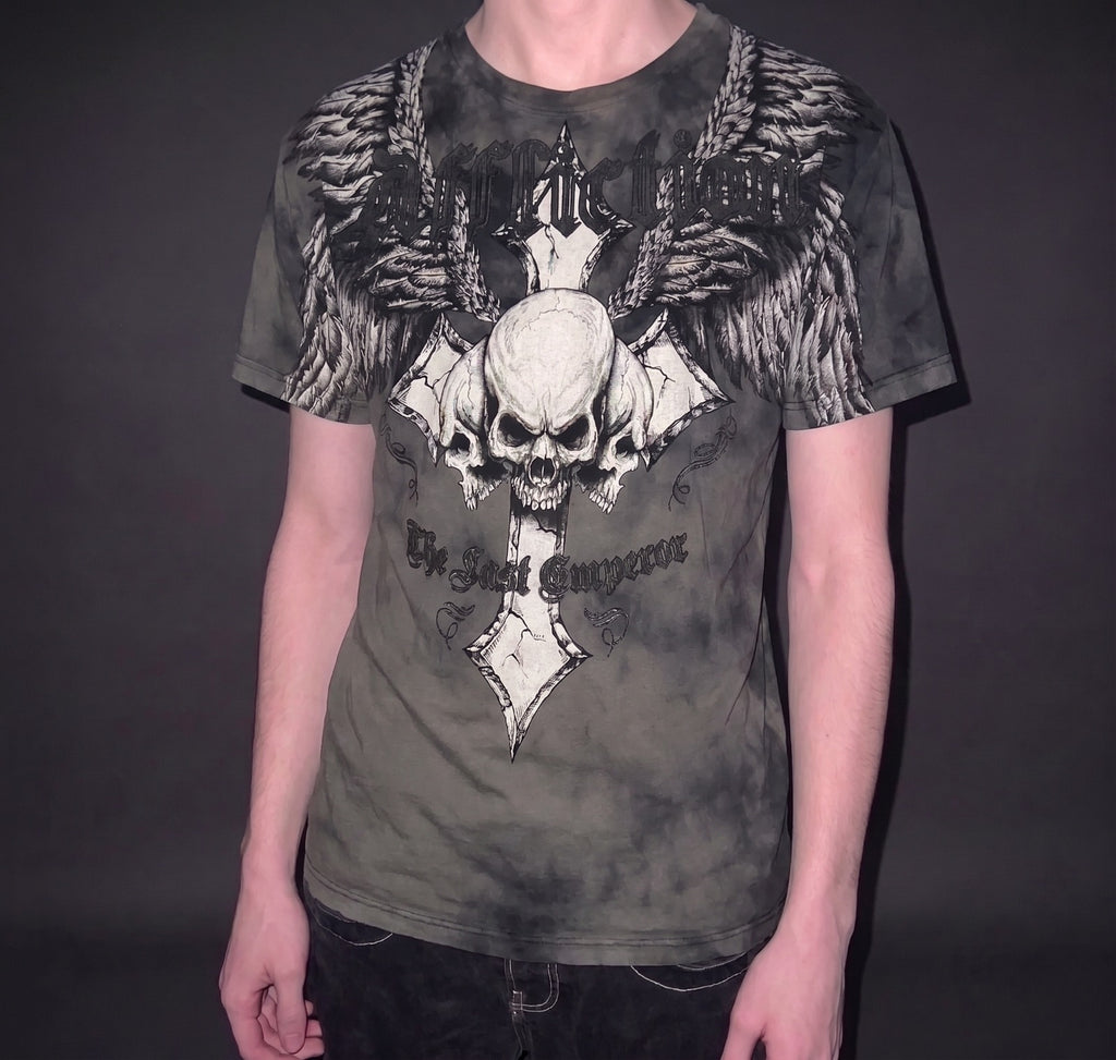 Camiseta Oversized Estampa Affliction Pro