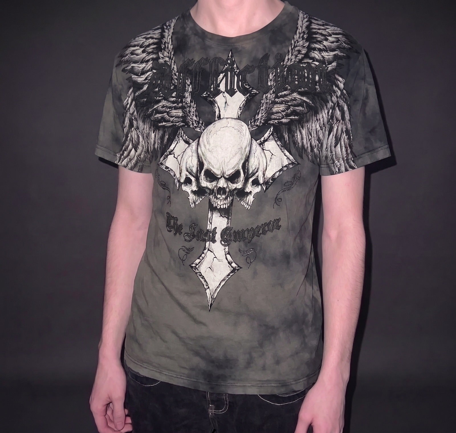 Camiseta Oversized Estampa Affliction Pro