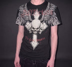 Camiseta Oversized Estampa Affliction Pro
