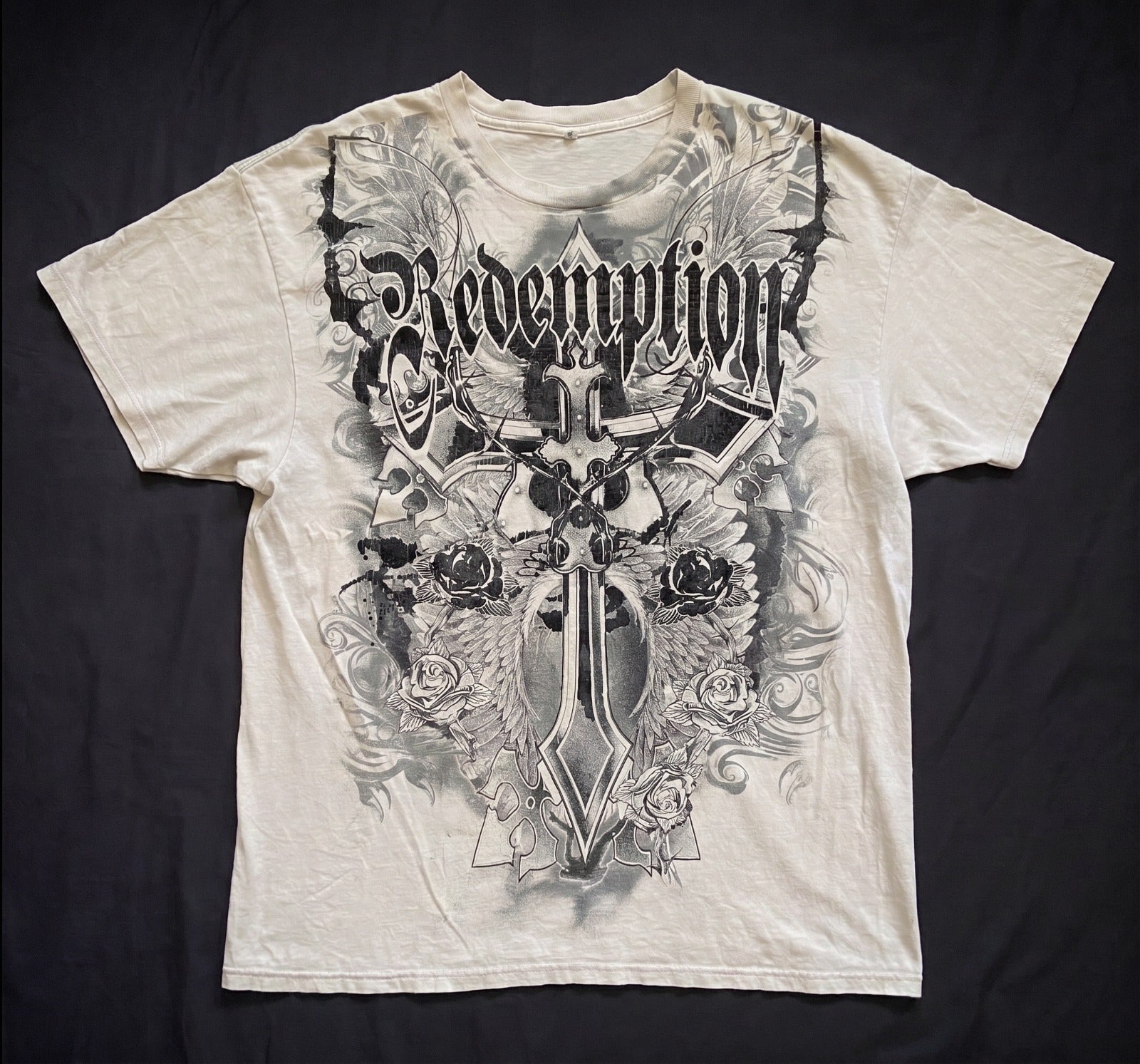 Camiseta Oversized Estampa Affliction Pro